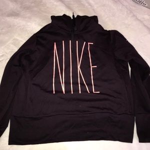Nike cropped running hoodie